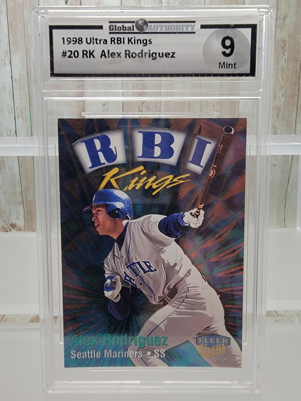 1999 Fleer Ultra RBI Kings Alex Rodriguez Seattle Mariners #20 Global 9 Mint